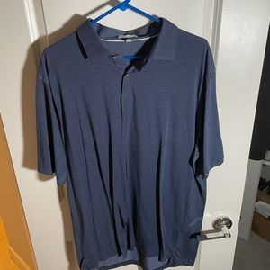 Navy blue lightweight Peter Millar polo xl